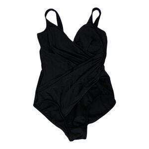 Miraclesuit Twisted Sister Esmeralda One Piece Slimming Black #1248